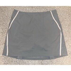 adidas climacool Skort Grey Size 8 White Piping Golf Tennis Pickleball